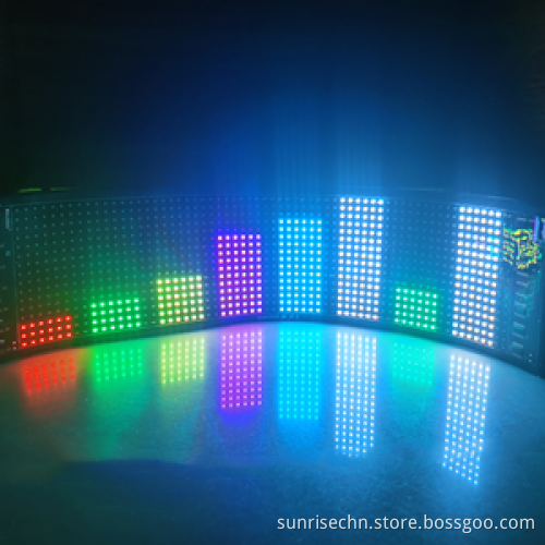 APP-Controlled Flexible LED Scroll Sign Display for Car Windows and Shop Use: Animation LED Matrix Panels